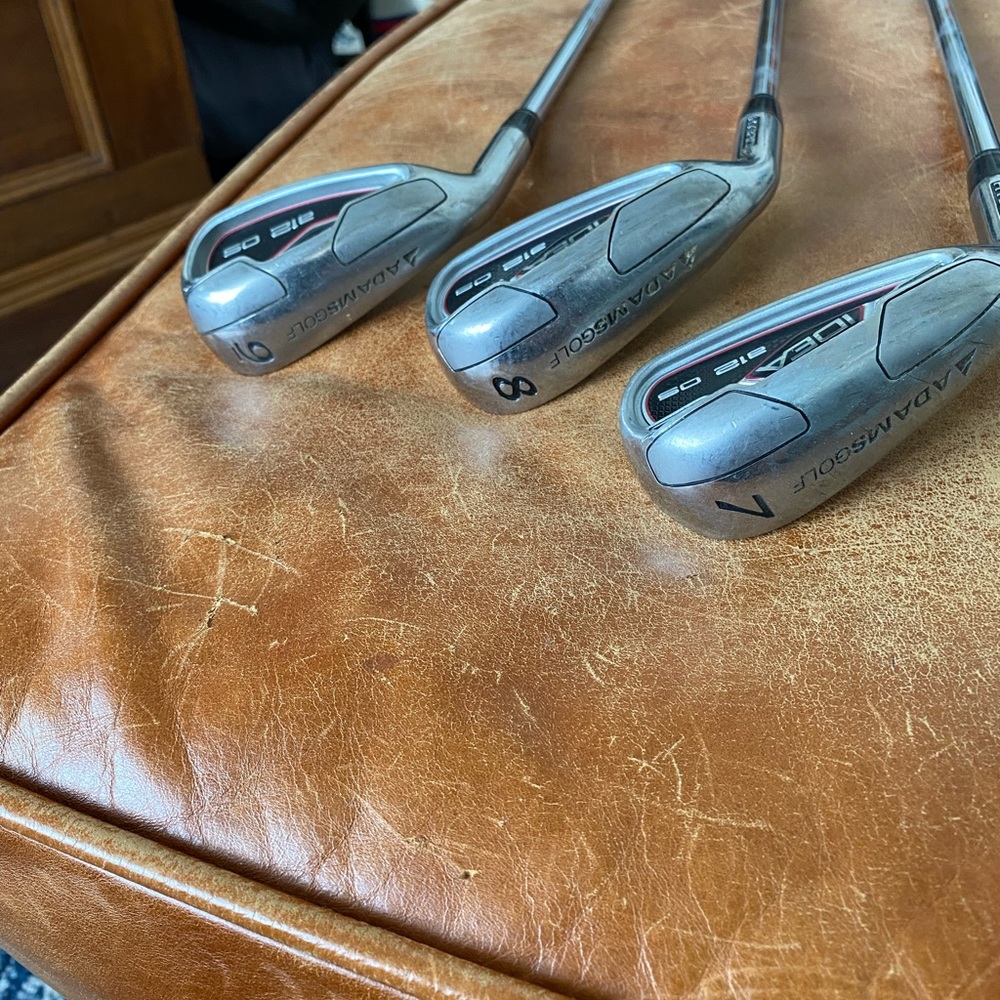 Adams Idea a12 Left Handed 7 Iron, 8 Iron & 9 Iron - Picture 7 of 10